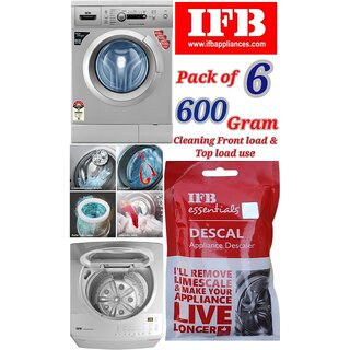 Use For IFB Pack of 6(100grams x 6= 600grams) Descaling Powder Washing Machine Use For IFB Pack of 6(100grams x 6= 600grams) Descaling Powder Washing Machine