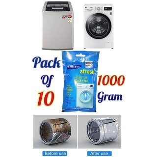                       Use For SAMSUNG Pack of 10(100grams x 10=1000grams) Descaling Powder Washing Machine                                              