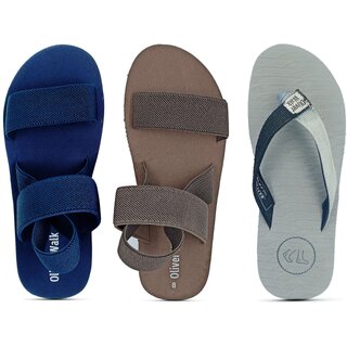                       OLIVER WALK Boy Flip Flop - Sandal Set of 3                                              