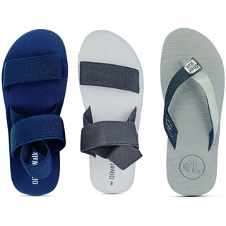                       OLIVER WALK Fabulous Sandal - Slipper Pack of 3                                              