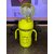 Mannat Baby Sipper Bottle Leakproof Durable with Twin Handle and Silicon Straw(Yellow)