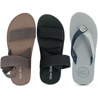                       OLIVER WALK Fabul Sandal - Slipper Pack of 3                                              