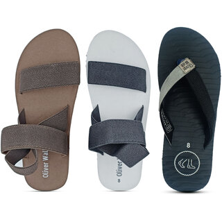                       OLIVER WALK Flip Flop  Sandal Set of 3                                              