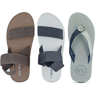                       OLIVER WALK Comfortable Sandal  Flip-Flop Set of 3                                              