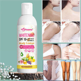 Whitening Body Lotion On SPF15+ Skin Lighten  Brightening Body Lotion Cream