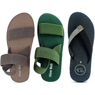                       OLIVER WALK Style's Sandal - Slipper Set of 3                                              