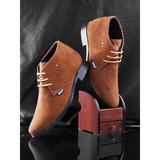                       WOAKERS Men Brown Lace-up Smart Casual Shoes                                              