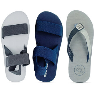                       OLIVER WALK Flip-Flop  Sandal Pack of 3                                              