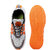 Woakers Men Grey-Orange Lace-up Casual Shoes