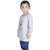 Kid Kupboard Regular-Fit Boy's Cotton Sweatshirt Light Grey, Full-Sleeves, Pack of 1