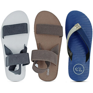                       OLIVER WALK Slipper's - Sandal's Set of 3                                              