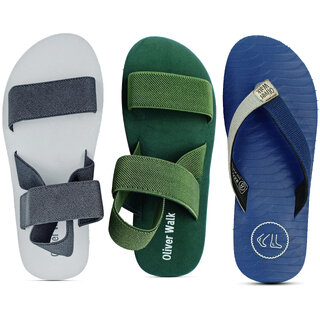                       OLIVER WALK Comfy Flip-Flop  Sandal Set of 3                                              