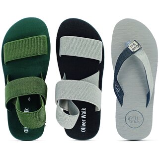                       OLIVER WALK Comfy Flip Flop - Sandal Set of 3                                              