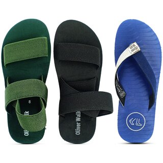                       OLIVER WALK Fashi Flip-Flop and Sandal Set of 3                                              