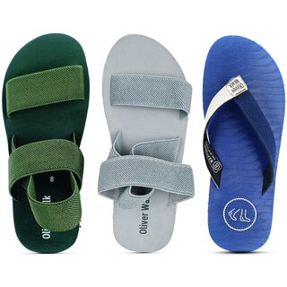                       OLIVER WALK Slipper - Sandal Sets of 3                                              