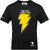 Fastbend Mens Black Graphic Print 100% Cotton Round Neck T-Shirt