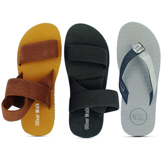                       Flip Flop  Sandal Set of 3 - OLIVER WALK                                              