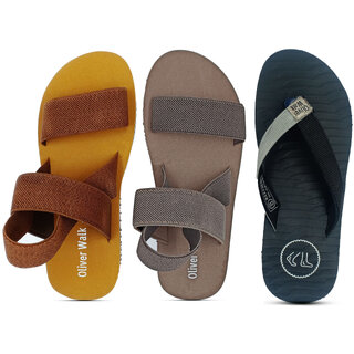                       Sandals  Slippers Set of 3 - OLIVER WALK                                              
