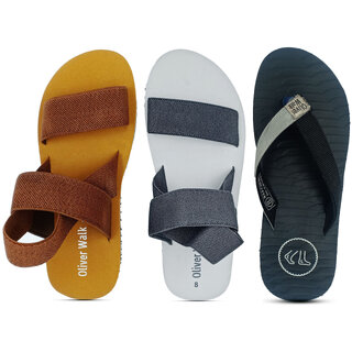                       Flip Flop  Sandals Set of 3 - OLIVER WALK                                              