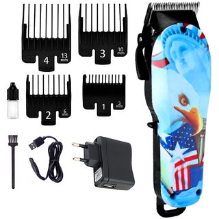                       Kemei KM 831 Adjustable professional Rechargeable Trimmer for Men hair clipper with four attachment                                              