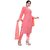 Sharda Creation Pink Georgette Embroidered Unstitched Dress