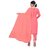 Sharda Creation Pink Georgette Embroidered Unstitched Dress