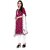 Sharda Creation Purple Cotton Embroidered Unstitched Dress