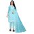 Sharda Creation Pink Oraganza Embroidered Unstitched Dress