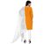 Sharda Creation Yellow Polycotton Embroidered Unstitched Dress
