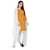 Sharda Creation Yellow Polycotton Embroidered Unstitched Dress