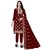Sharda Creation Pink Oraganza Embroidered Unstitched Dress