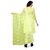Sharda Creation Green Oraganza Embroidered Unstitched Dress