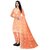 Sharda Creation Brown Oraganza Embroidered Unstitched Dress