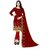 Sharda Creation Red Georgette Embroidered Unstitched Dress