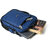 MATRICE messenger bag with blue faux vegan leather(NE-S-0799-Blue)