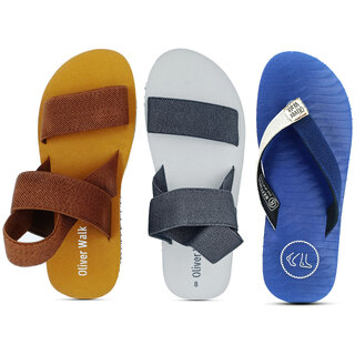                       Styles Men Comfortable Flip Flop - Sandal Set of 3                                              