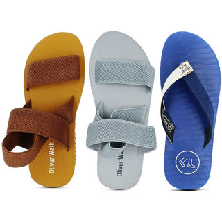                       Comfort Flip-Flop  Sandal Set of 3 OLIVER WALK                                              
