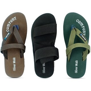                       Slipper  Sandals Set of 3 - OLIVER WALK                                              