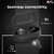 AXL True Wireless Earbuds with Bluetooth HiFi Bass  LED Indicator Bluetooth Headset (BLACK)