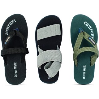                       Comfort FlipFlop  Sandal Set of 3                                              