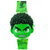 Mettle ITC-DW-CAP-Hulk Digital Dial Superhero Hulk Cartoon Cap Cover with Music Play Glowing Light Kids Watch