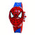 Mettle ITC-DW-CAP-Spidermen Digital Dial Superhero Spidermen Cartoon Cap Cover with Music Play Glowing Light Kids Watch