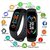 M6 Smart Band M4  Fitness Band 1.1-inch Color Display USB Charging Activity Tracker Mens and Womens Health Tracking Compatible All Androids iOS Phone