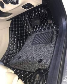 That's My Style PREMIUM 7D FAUX LEATHER CAR FLOOR /FOOT MAT (WITH 3 PC MICRO FIBRE CLOTH) FOR VOLKSWAGEN VENTO