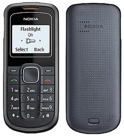 (Refurbished) Nokia 1202 (Single SIM, 1.3 Inch Display, Black) - Superb Condition, Like New