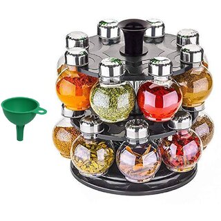                      Markdeyan jambo spice rack 16 pcs with silicon funnle free                                              
