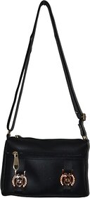 TAVAN Black Women Sling Bag