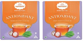 Namaste Chai Ginger and Kokum Antioxidant Herbal Green Tea Box (2 x 16 Bags)