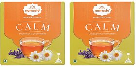 Namaste Chai Chamomile Lavender and Clove Herbal Tea Box (2 x 16 Bags)