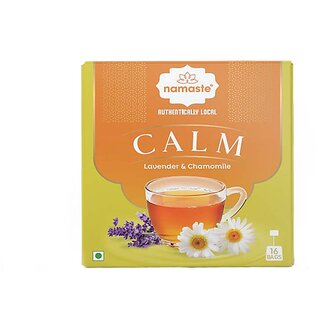 Namaste Chai Calm Dip Tea, Pack Of 16 Bags, Green Tea Box (16 Bags)